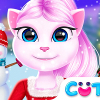 Angela Christmas Dress up Game