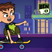 Ben 10 Skateboarding