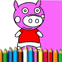 BTS Pig Coloring Game