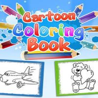 Cartoon Coloring Book Game