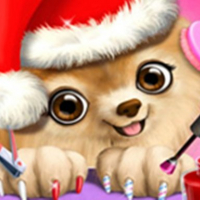 Christmas Salon - Santa Claus And Pets Makeover