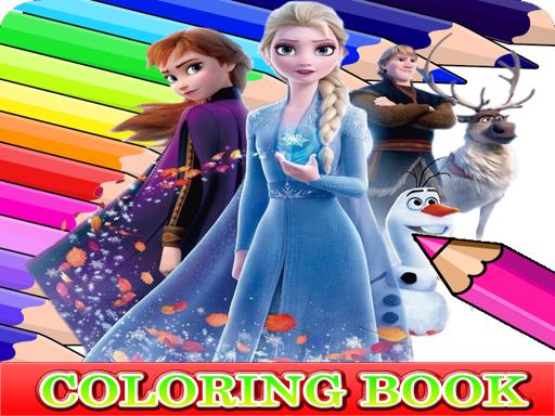 Coloring Book for Frozen Elsa Online