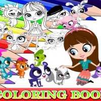 Coloring Book for Littlest Pet Shop