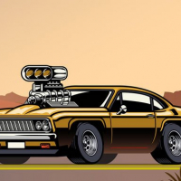 Crazy Big American Cars Memory