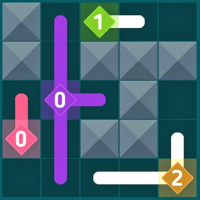 Cross Path Puzzle Game