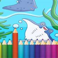 Cute Fish Coloring Book App