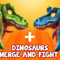 Dinosaurs Merge and Fight