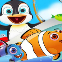 Fish Games For Kids | Trawling Penguin Games