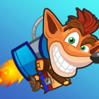 Flying Crash Bandicoot