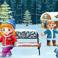 Happy Winter Jigsaw Game