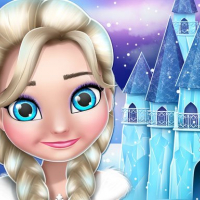 Ice Princess Doll House Design and Decoration Game