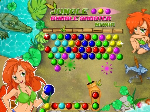 Jungle Bubble Shooter Mania Online