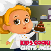 Kids Cooking Chefs Jigsaw