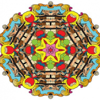 Mandala coloring book for adults and kids