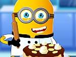 Minion Cooking Banana Cake