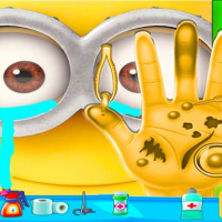 Minion Hand Doctor Game Online - Hospital Surgery