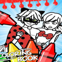 Miraculous Ladybug Coloring Book game 