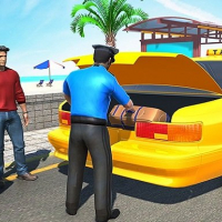 Offroad Mountain Taxi Cab Driver Game 