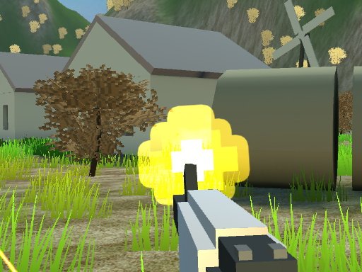 Pixel Village Battle 3D.IO Online
