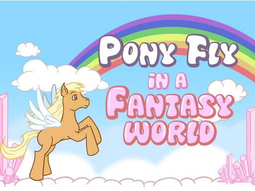 Pony fly in a fantasy world Online