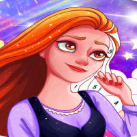 Princess coloring game for girls - Paint Color Boo