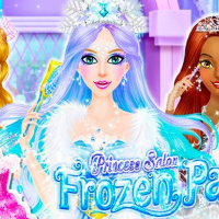 Princess Salon: Frozen Party Princess 