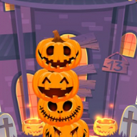 Pumpkin tower halloween