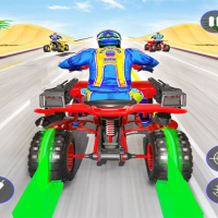 Quad Bike Traffic Shooting Games 2020: Bike Games