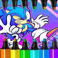 Sonic Coloring Game