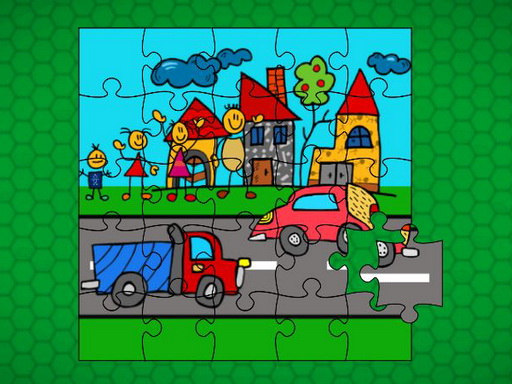 Stick Family Fun Time Jigsaw Online