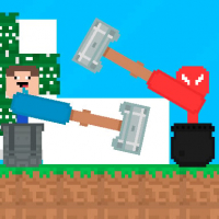 Stickman vs Noob Hammer