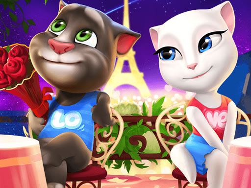 Talking Tom and Angela Coloring Online
