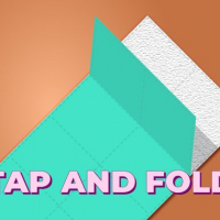 Tap And Fold: Paint Blocks