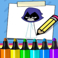 Teen Titans Go! How to Draw Raven