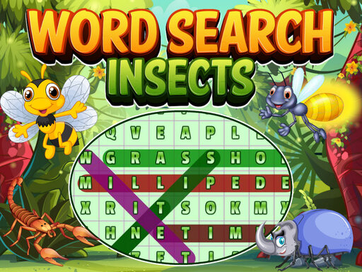 Word Search Insects Online